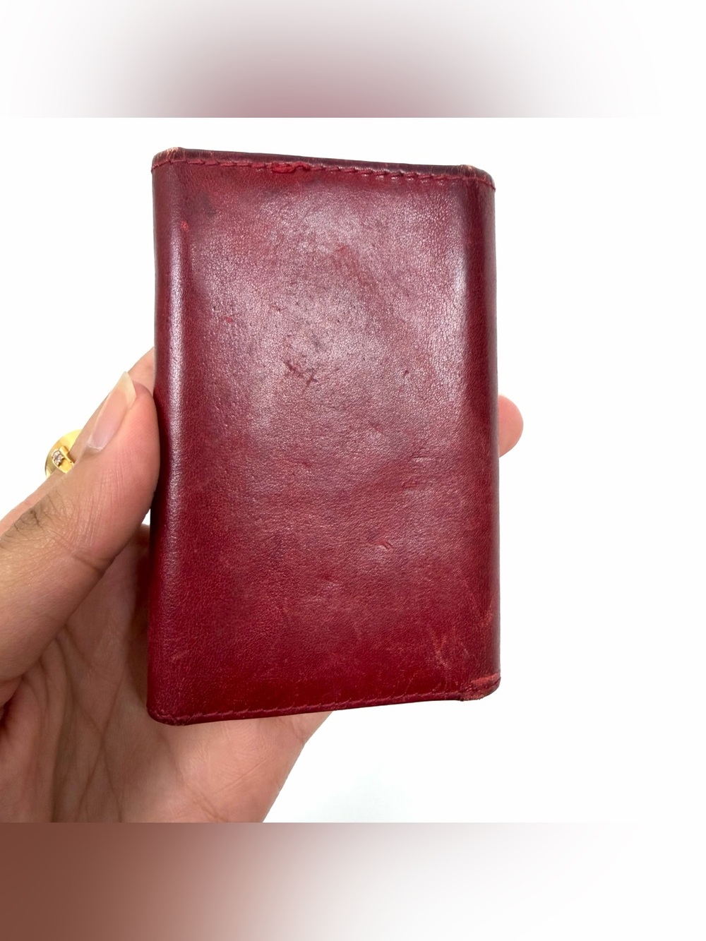 Authentic Ferragamo Red Leather Keychain Wallet - Picture 8 of 11